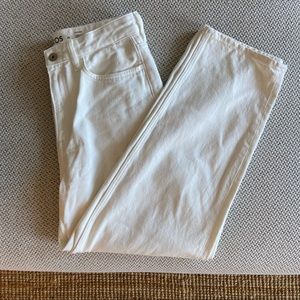 COS Tapered Jeans (White, 29)